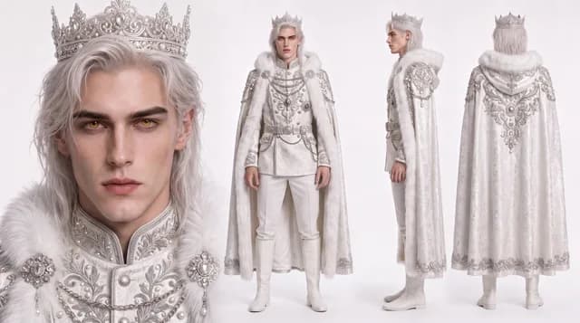 Valerius 身穿婚礼服饰的角色造型图